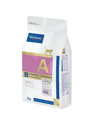 Virbac кошачий корм HPM Allergy Hipoallergenic A2, 3 кг