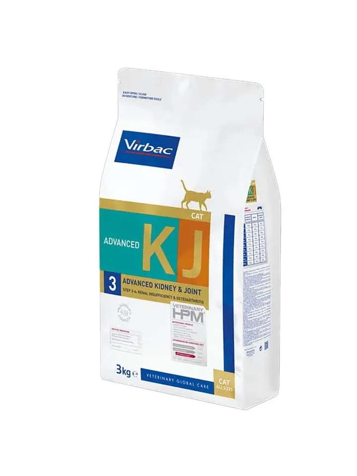Virbac кошачий корм HPM Advanced Kidney & Joint KJ3, 1,5 кг — Virbac