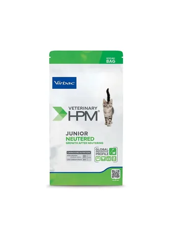 Virbac кошачий корм HPM Junior Neutered, 3 кг