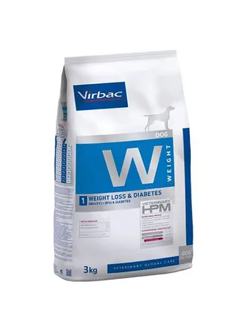 Virbac Корм для собак HPM Weight Loss Diabetes W1, 12 кг