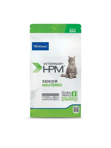 Virbac кошачий корм HPM Senior Neutered, 1,5 кг