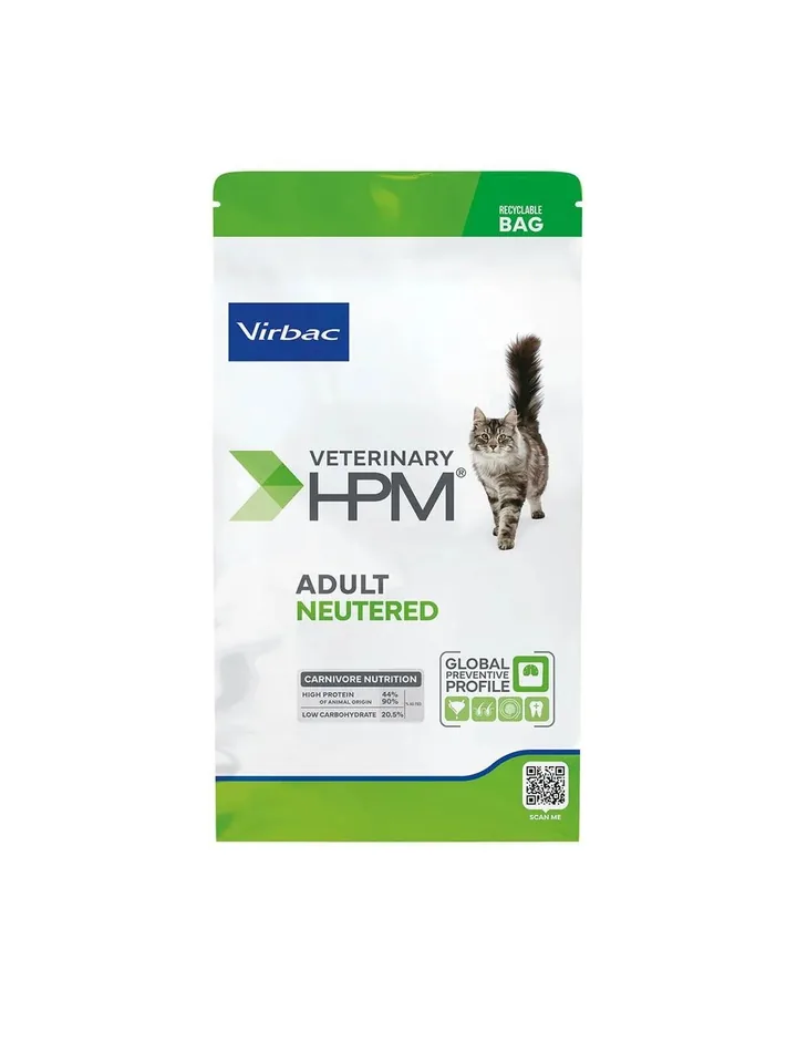 Virbac корм для кошки HPM Adult Neutered,12 кг — Virbac