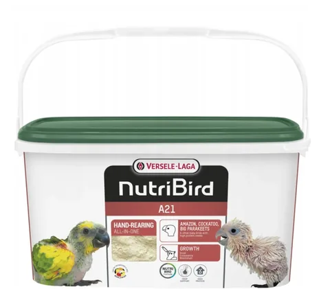 Корм NutriBird A21 Versele-Laga для ручного вскармливания птенцов, 3 кг